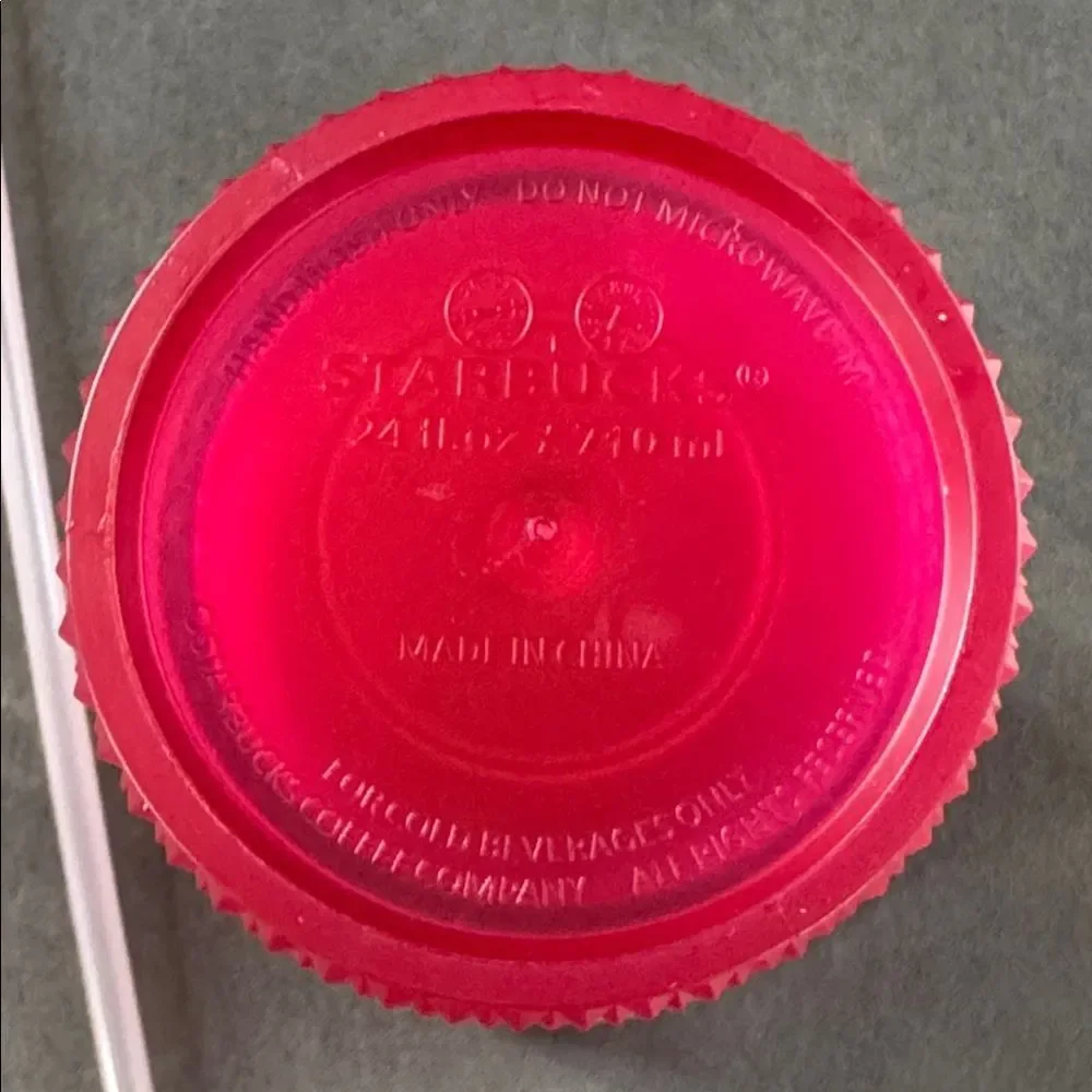 Starbucks Venti Pink Gradient Ombré Studded Tumbler  24oz NEW